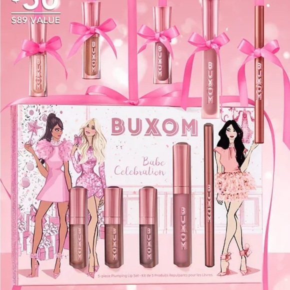 NIB Buxom Babe celebration lip gloss and liner boxed set - Picture 5 of 13